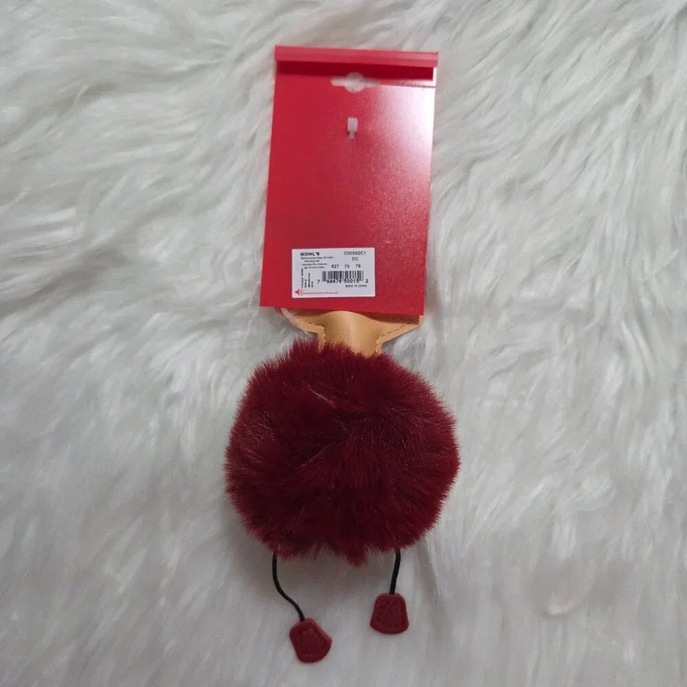 Reindeer Puff Keychain